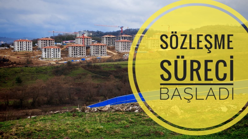 Çaydüzü TOKİ Konutlarında Sözleşme Dönemi Başlıyor